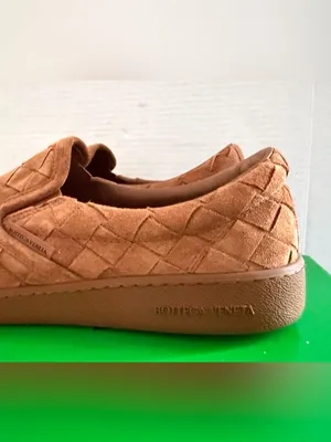 Bottega Veneta Sawyer Intrecciato suede slip-on sneakers Size EU 40 thumbnail 2