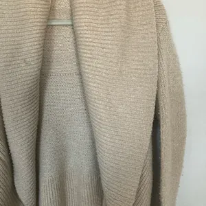 Vince Cardigan Sweater Womens Small Gray Wool Cashmere Silk Open Front Oversized thumbnail 3