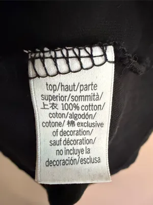 Victoria's Secret Black Script Logo Tee thumbnail 4