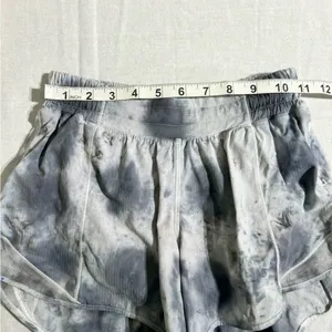 Lululemon Hotty Hot Short II * Long 4" Gray Diamond Dye Pitch Grey Size 4 thumbnail 9