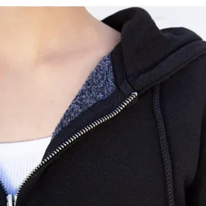 Brandy Melville John Galt Black CRYSTAL HOODIE one size thumbnail 7