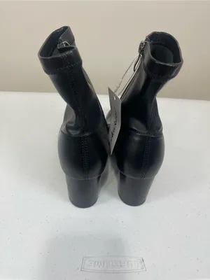 Women's Black Pointed Toe Stretch Ankle Boots Size 8 thumbnail 5