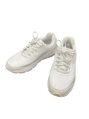 Brooks Addiction womens white leather casual walking sneakers sz 11B SKU 10-706 thumbnail 16
