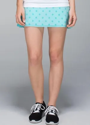 Lululemon Run Pace Setter Skirt Stripe Dot Printed 6 thumbnail 3
