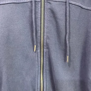 Old Navy Hoodie Zip Up Blue Vintage Cropped Casual‎ Sweatshirt XL thumbnail 6