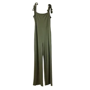 Urban Outfitters Green Ribbed Bow Knot Women’s Jumpsuit Romper Size Small NWOT thumbnail 2