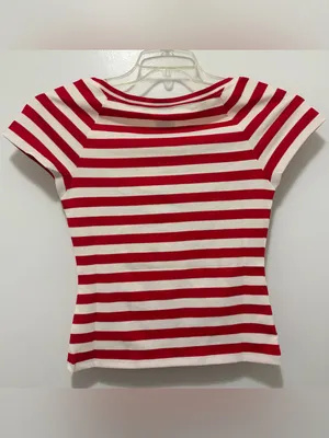 Anthropologie Maeve Embroidered Flowers Scoop Neck Tee XS NWT‎ thumbnail 6