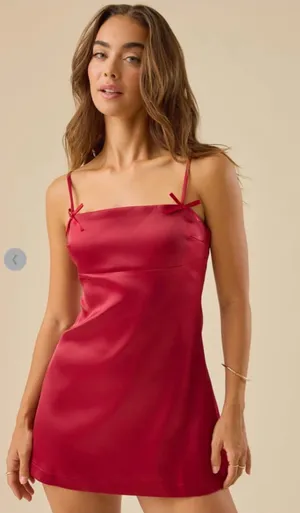 Red Altar'd State Mini Dress thumbnail 1