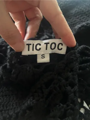 Black Crotchet Bodysuit Small thumbnail 3