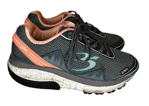 Gdefy by‎ Gravity Defyer Gray and Coral Corrective Fit Shoes Women’s Size 7 thumbnail 1
