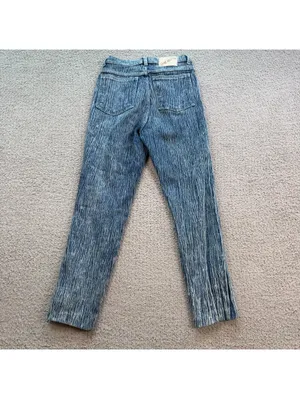 Vintage 80s 90s NASTY Acid Wash High Rise Jeans 25x27 Tapered Mom Denim thumbnail 2