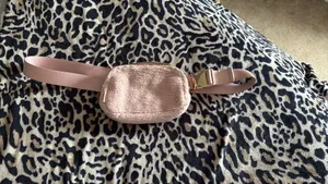 Pink Fluffy Lululemon Belt Bag  thumbnail 3
