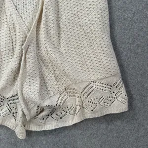 Red Camel Crochet Knit Sleeveless Open Top Women's X-Small Beige Boho Y2k thumbnail 2