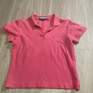 Vineyard Vines Pink Polo Shirt thumbnail 1