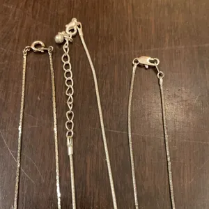 3 dainty necklaces dolphin heart purple circle thumbnail 2
