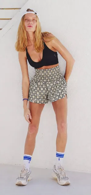 Free People Movement The Way Home Printed Shorts thumbnail 1