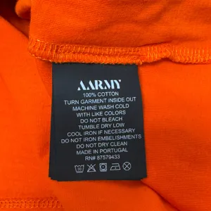 AARMY Women's Cropped Activewear Tank Top EJ1 Bright Orange Small‎ thumbnail 8