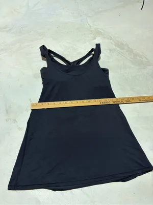 Lululemon Black Tank Top with built in sports bra 8 thumbnail 2