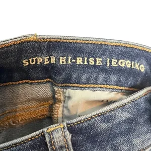 American Eagle AE Denim Jeans Distressed Ripped‎ High Waisted Women's 2 Short thumbnail 7