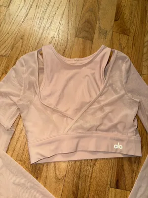 Alo yoga pivot long sleeve shirt xs   thumbnail 4