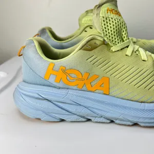 Hoka Rincon 3 Womens 8.5 Running Shoes Lime Green Blue (black spot was silicone) thumbnail 10
