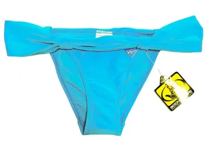 Body Glove Azuro Blue Bali Hipster Bikini Bottom XS NWT Folded Waistband Charm thumbnail 1