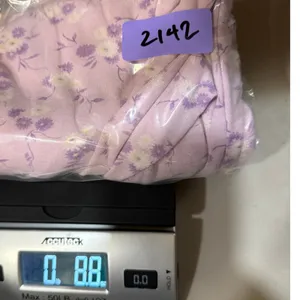 VTG‎ Unbranded M Lavender Pink Floral Cami Midi Dress Lettuce Trim Y2K Coquette thumbnail 9