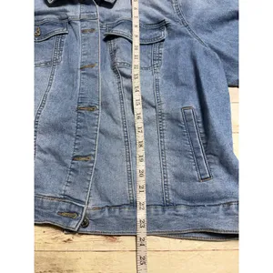 Maurices Denim Jean Jacket Plus Size 2X Medium Wash Stretch thumbnail 6