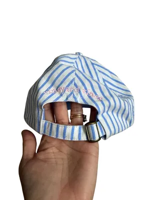 VINEYARD VINES Women’s Blue Striped Hat Cap thumbnail 2