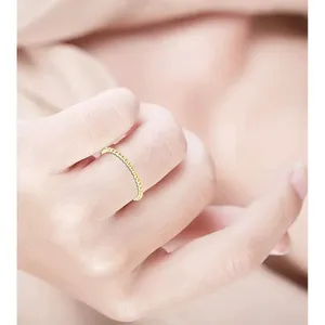Boutique NEW Dainty 14k Gold-Plated‎ Bead Ball Ring, Jewelry, Size 7 thumbnail 9