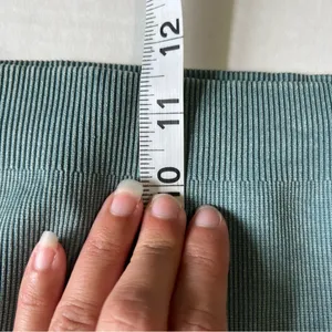 Fabletics Sync Seamless High-Waisted 7/8 Legging large washed Arctic wave green thumbnail 14
