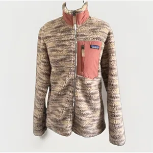 Patagonia Womens Retro Pile Full Zip Fleece Jacket Patterned Beige Size XS⁠ thumbnail 3