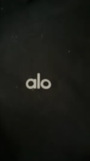 Alo Yoga 1/2 Zip Rapid Black Pullover Alosoft XS thumbnail 5