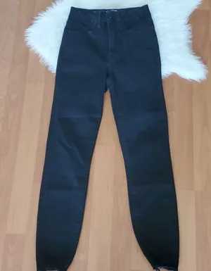 good waist crop black jeans sz 00/24 thumbnail 2