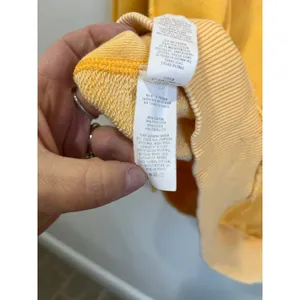 Aerie Oversized V Neck Yellow Soak It Up Tropical Sweatshirt‎ Beachy L thumbnail 6