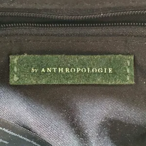 Anthropologie Clutch Bag Womens OS Black Woven Kiss Lock Retro Boho Academia thumbnail 7