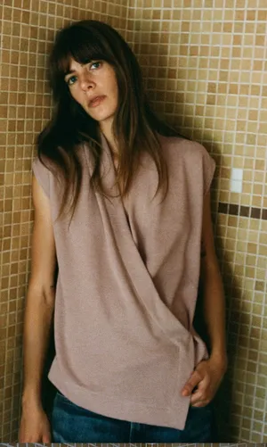 ZARA Double Breasted Vest Top thumbnail 1