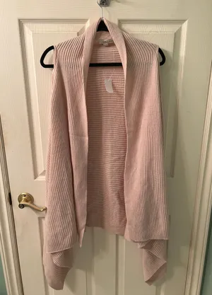 Loft Pink  Sweater Vest thumbnail 1