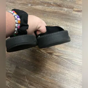 Hunter Originally Elastic Black Slide Sandals Size 7 thumbnail 7