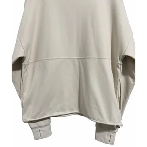 Varley Timberley‎ Half Zip Midlayer Sweatshirt Cement Marl Women's Size Medium thumbnail 6
