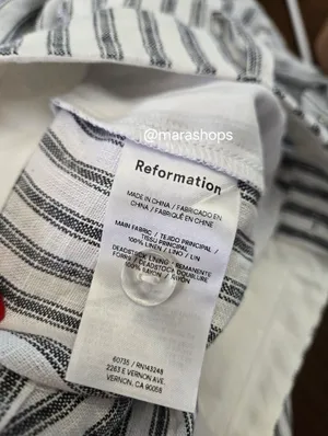 Reformation Carter Linen Mid Rise Pant thumbnail 8