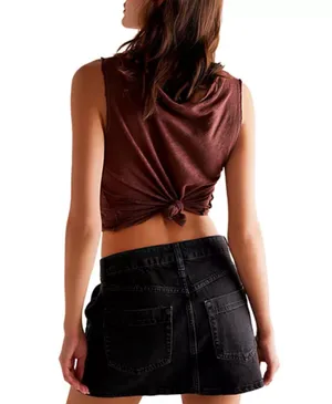 Free People Wynne Denim Skirt thumbnail 5