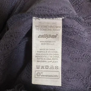 Edikted navy blue lace tank top thumbnail 8