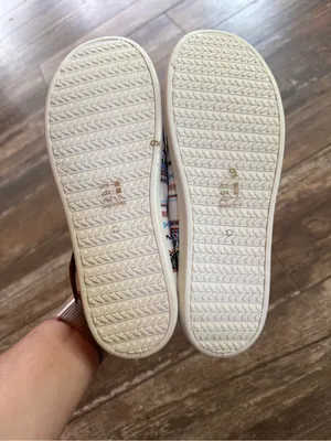 Funky Monkey southwestern striped patterned slip on sneakers women’s size 9 thumbnail 4