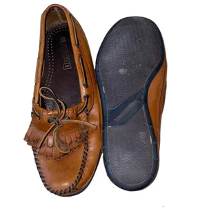 Vintage Dexter Leather Tassel Boat Shoes Women’s 9 Made in USA Brown Loafers‎ thumbnail 8