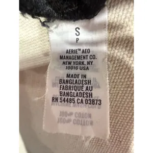 Aerie Acid Washed Joggers Distressed Charcoal w/ drawstring, Small NWOT (E9) thumbnail 8