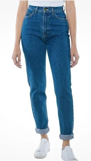 American Apparel High-Waist Mom Jeans thumbnail 1
