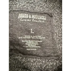 Jones & Mitchell University of Iowa Hawkeyes Hoodie Grey Glitter Hearts Large thumbnail 6