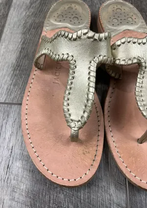 Jack Rogers Gold Sandals thumbnail 5