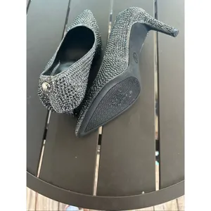 Michael Kors Black Rhinestone Pumps Size 8M thumbnail 7